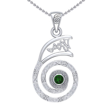 The Reiki Dai Ko Myo Sterling Silver Pendant with Gemstone TPD4924